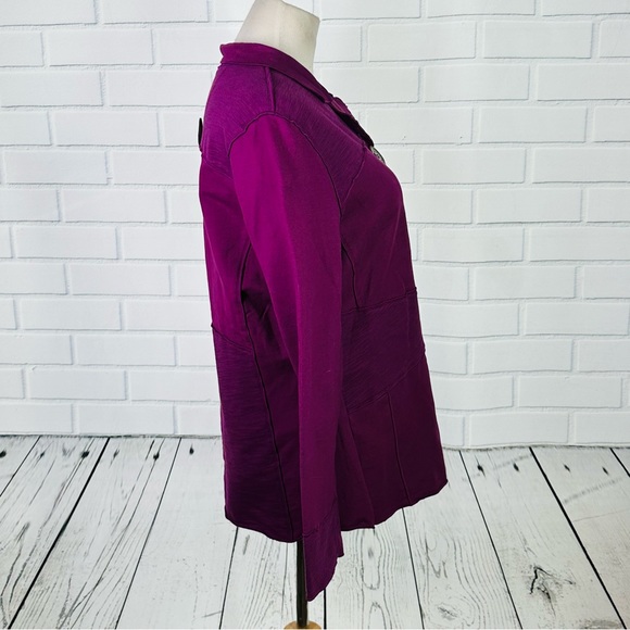 Neon Buddha Purple Merrit Patchwork Jacket - Size Large - Picture 6 of 10